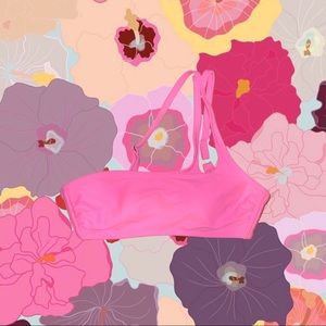 One shoulder swim top